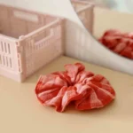 Chouchou Vichy Red Pink