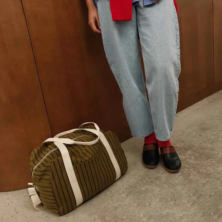 Raphael Tennis Stripes Olive 1