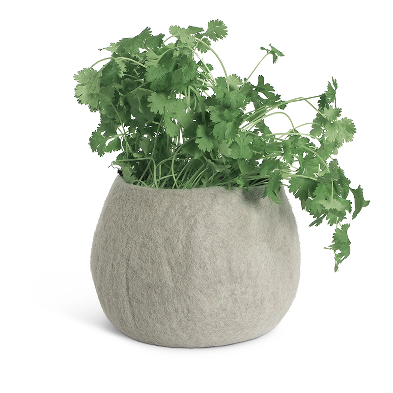 1033 Flower Pot 16, M, Grey