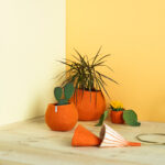 2518 Flower Pot 16, M, Coral