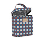 Hyde Park Insulated Baby Bottle Lunch Bag Blue Red Mosaic Nobodinoz 3 8435574941695