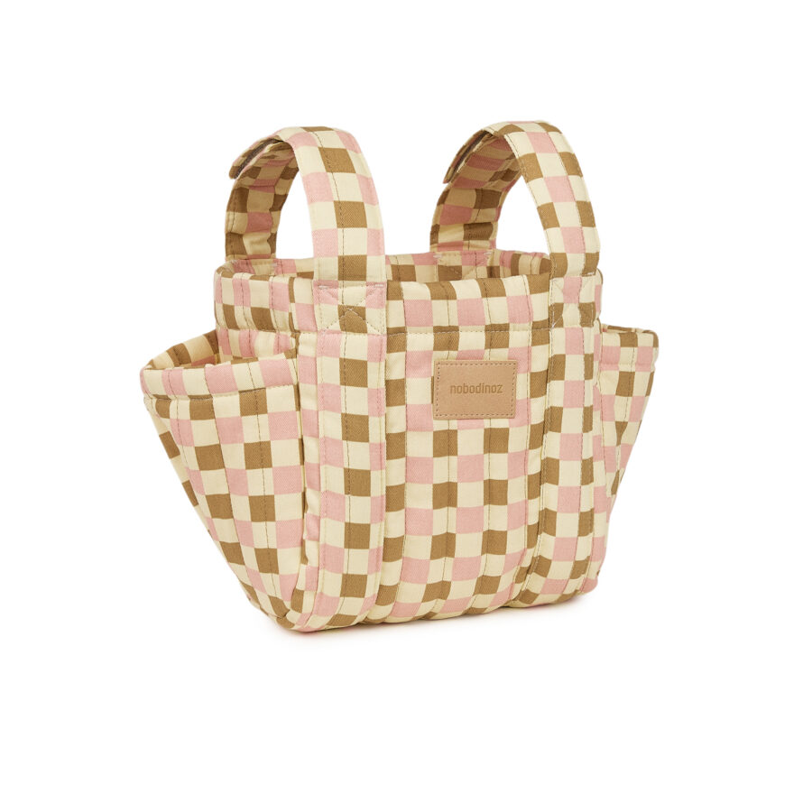 Hyde Park Stroller Organizer Yellow Pink Mosaic Nobodinoz 1 8435574941589