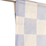 Vibes Curtain Blue Checks 2