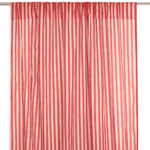 Vibes Curtain Red Stripes 4 Vibes Curtain Red Stripes 4