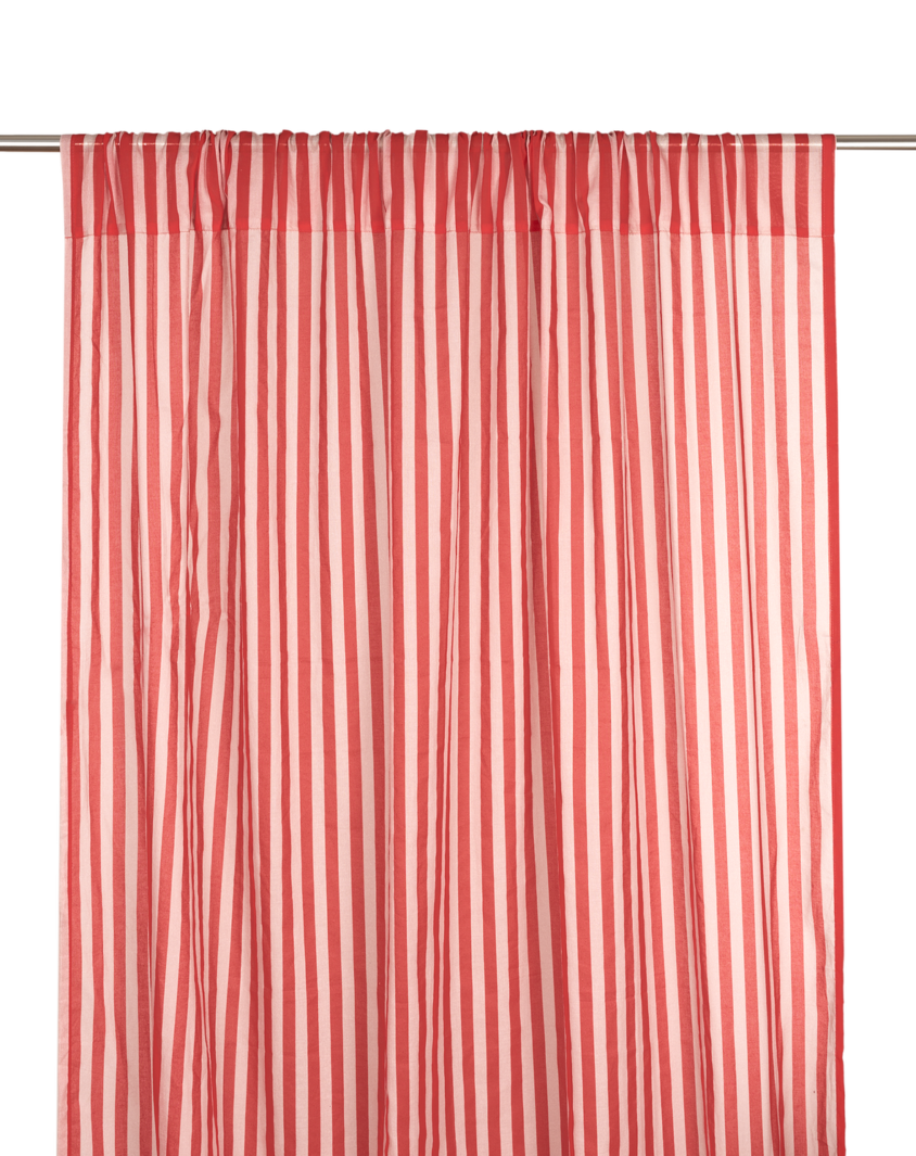 Vibes Curtain Red Stripes 4 Vibes Curtain Red Stripes 4