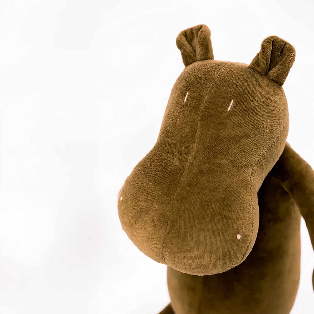 Momo L Hippo Marron Detail