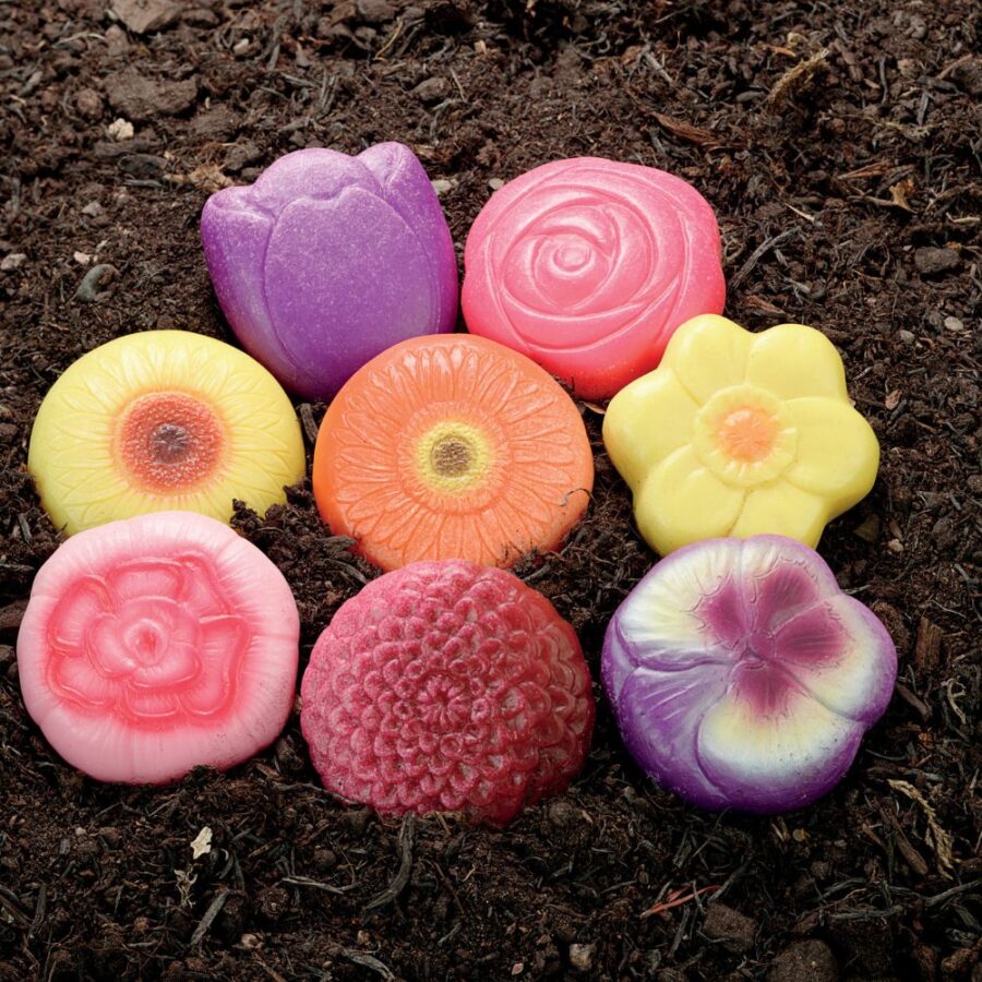 Flowers – Sensory Play Stones (3) Flowers – Sensory Play Stones (3)