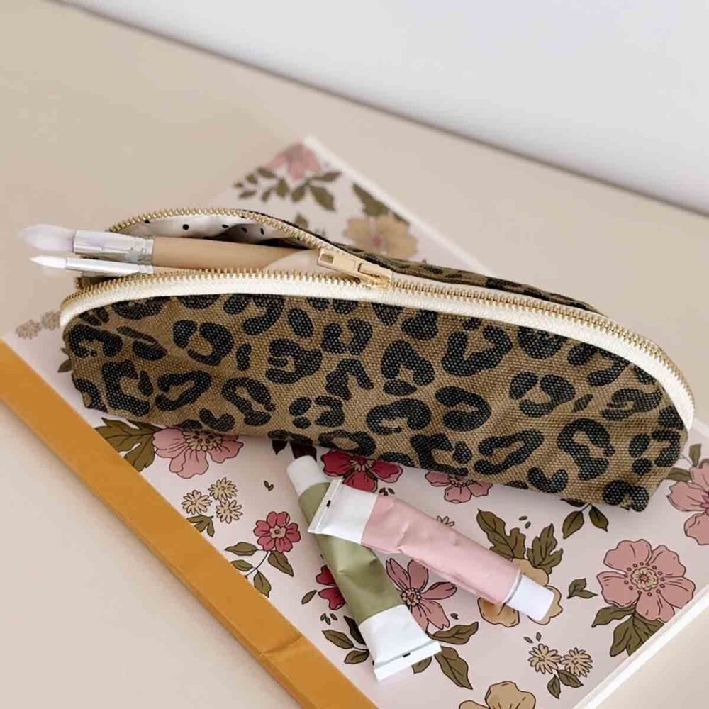 Gaston Pack Of 2 Pencil Cases Gaston Graou Olive (1)