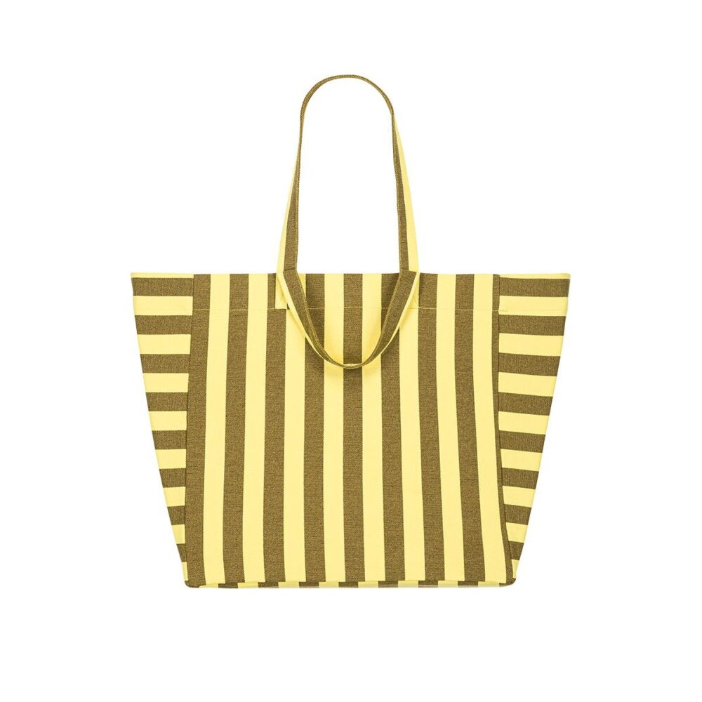Lot Of 2 Bag Elisa Stripes Lemon Olive