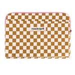 Pack Of 2 Laptop Sleeve Octave Checks Caramel