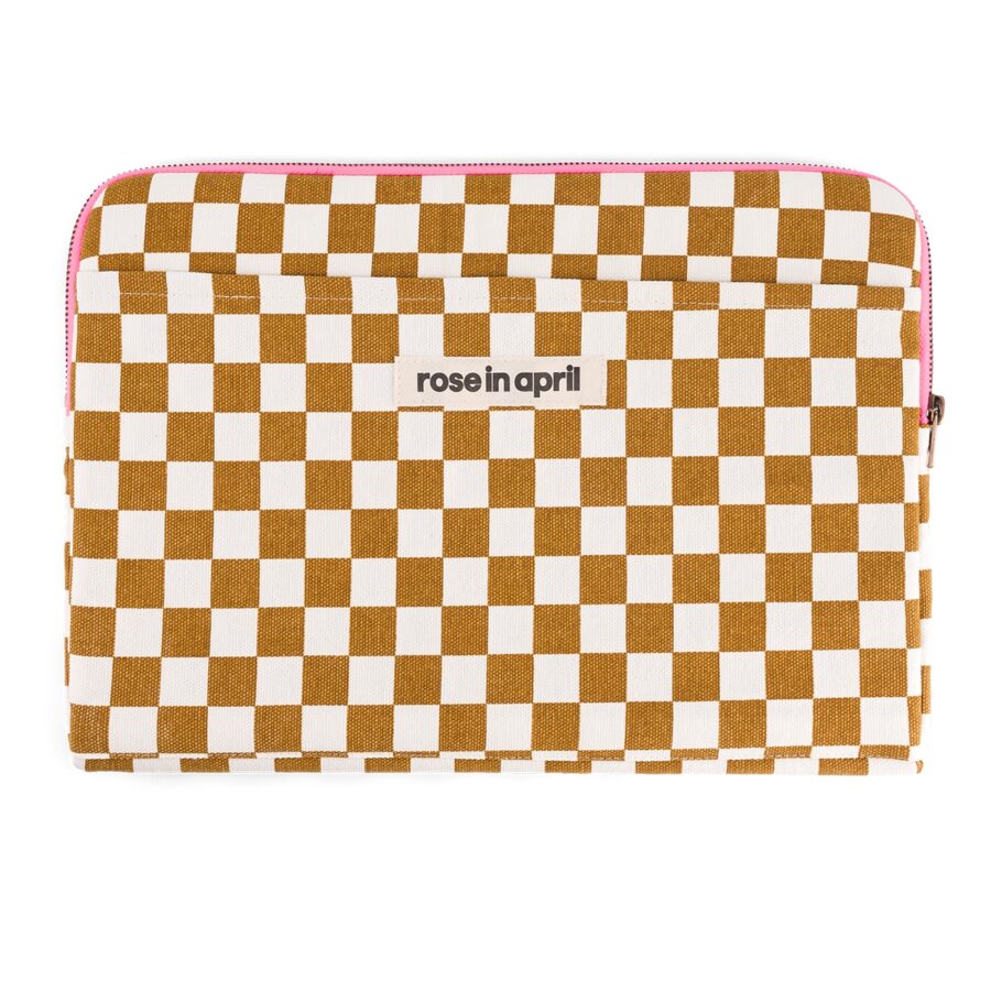 Pack Of 2 Laptop Sleeve Octave Checks Caramel Pack Of 2 Laptop Sleeve Octave Checks Caramel
