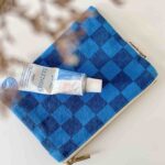 Pack Of 2 Mini Pouch Marie Checks Greek Blue Blue Navy (1)