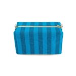 Pack Of 2 Vic Wash Bags Stripes Tahitian Turquoise