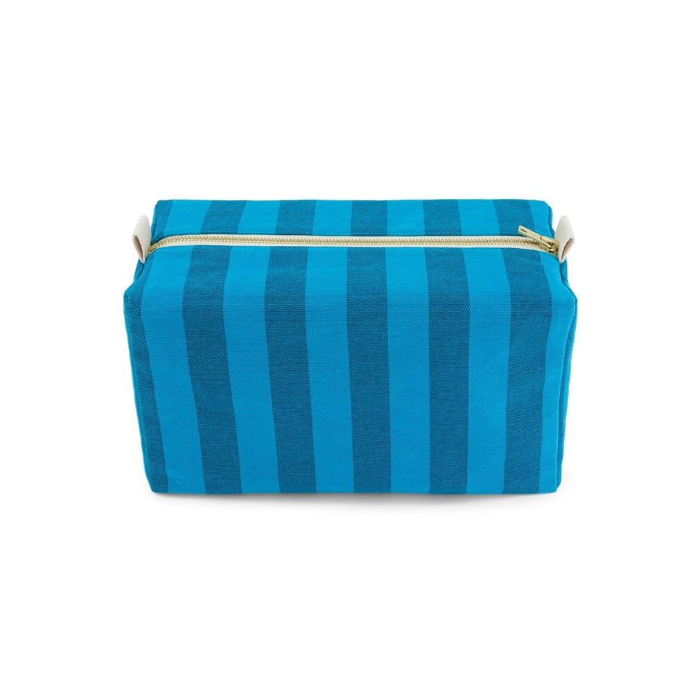 Pack Of 2 Vic Wash Bags Stripes Tahitian Turquoise