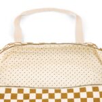 Raphael Bowling Bag Checks Caramel (2)