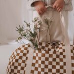 Raphael Bowling Bag Checks Caramel (5)