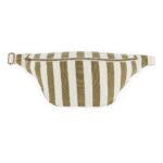 Set Of 2 Bumbags Stripes Greige Olive
