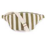 Set Of 2 Bumbags Stripes Greige Olive (2)