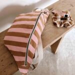 Set Of 2 Bumbags Stripes Strawberry Caramel (2)