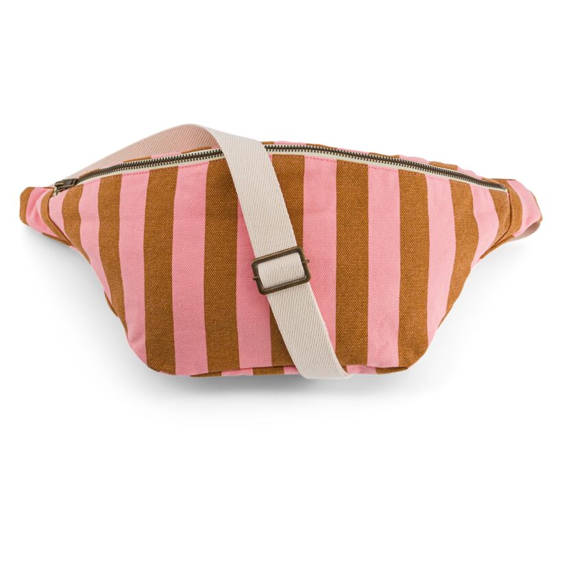 Set Of 2 Bumbags Stripes Strawberry Caramel (3)