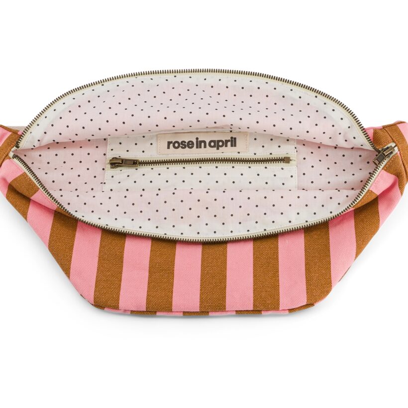 Set Of 2 Bumbags Stripes Strawberry Caramel (4)