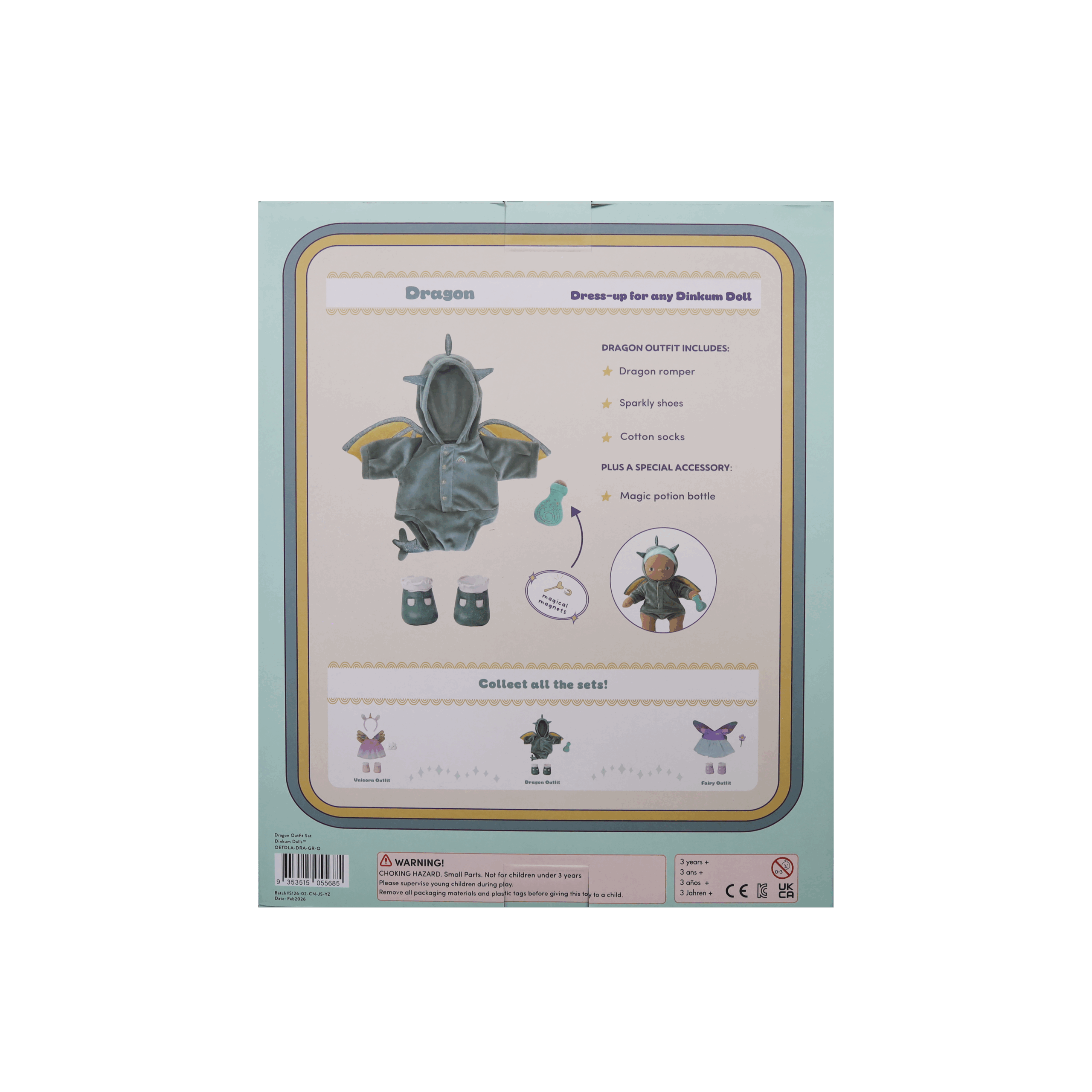 Dream Dinkum Doll Dragon Outfit Box 3