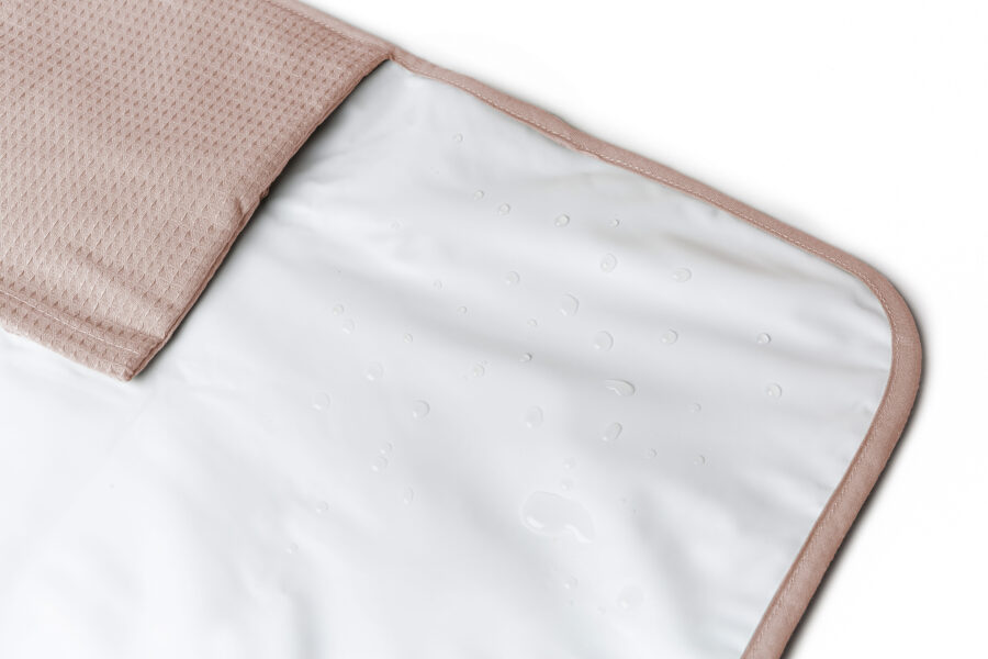 Mozart Waterproof Changing Pad Mauve Pink Nobodinoz 5 8435574936899