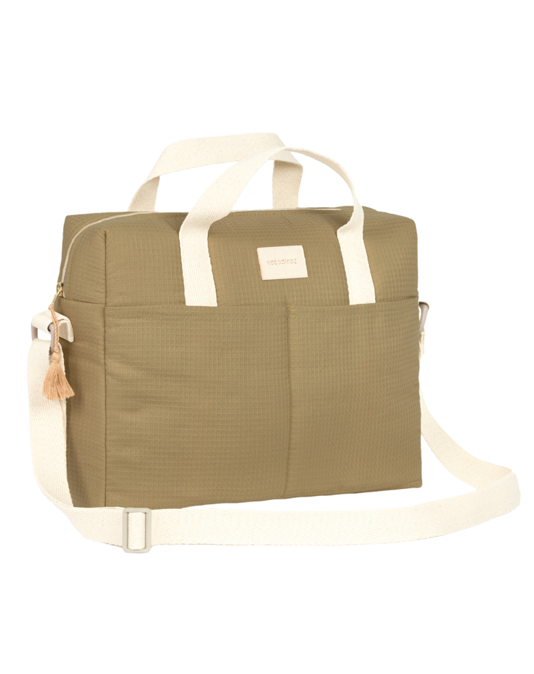 Gala Waterproof Stroller Bag Olive Green Nobodinoz 2 8435574936615.png