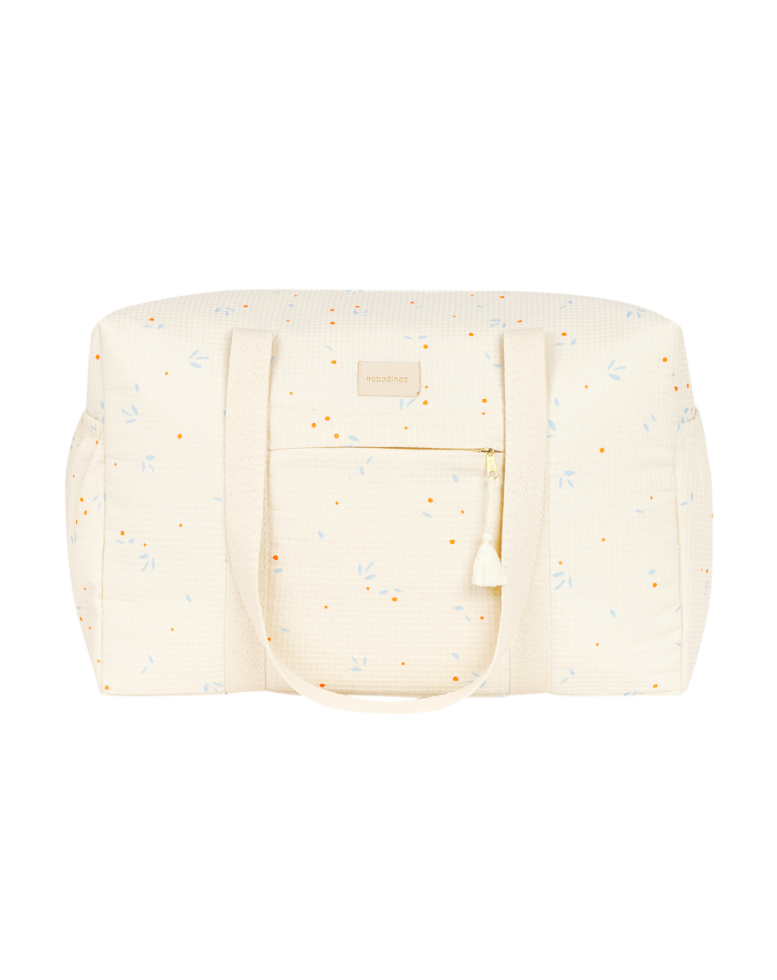 Opera Waterproof Maternity Bag Orange Cherries Nobodinoz 1 8435574940421 1 1.png