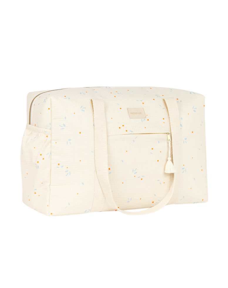 Opera Waterproof Maternity Bag Orange Cherries Nobodinoz 2 8435574940421.png