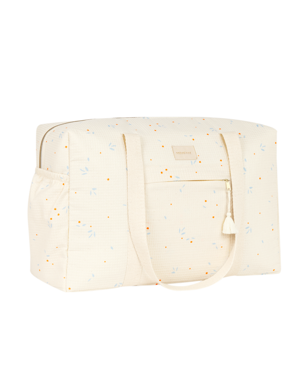 Opera Waterproof Maternity Bag Orange Cherries Nobodinoz 2 8435574940421.png