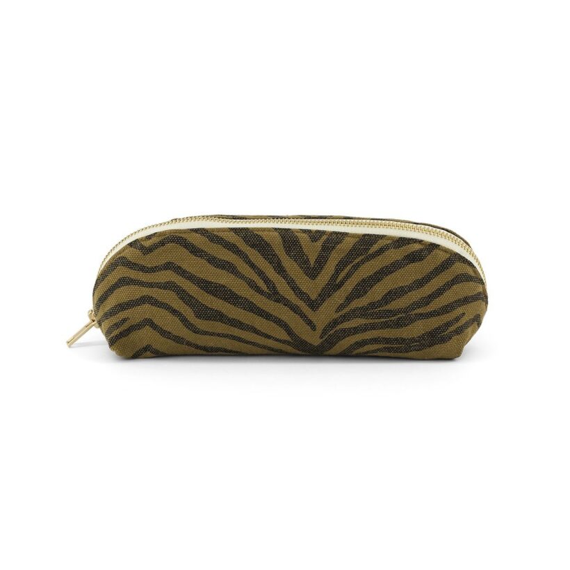 Gaston Pack Of 2 Pencil Cases Gaston Zebre Olive