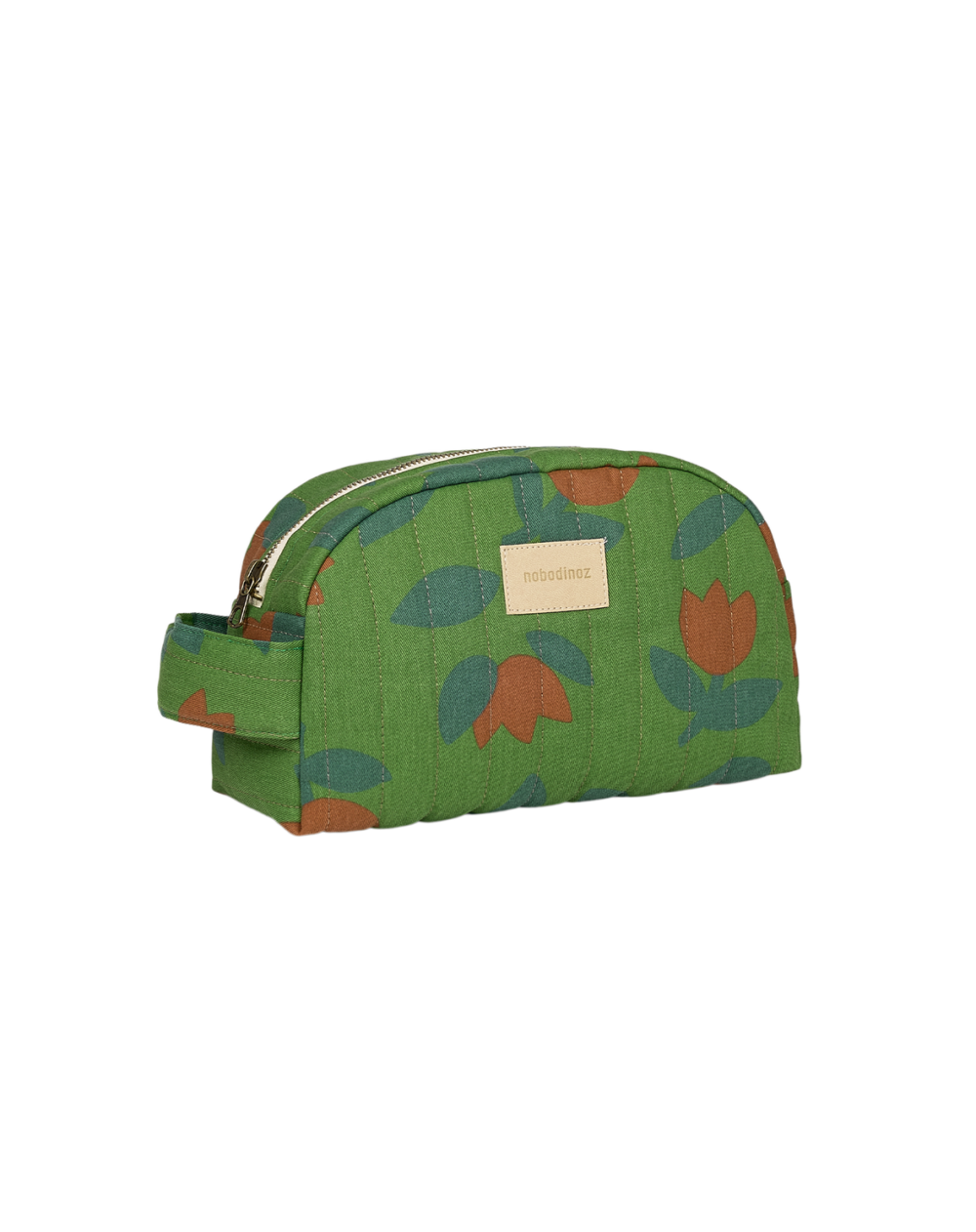 Hyde Park Waterproof Vanity Case Green Tulips Nobodinoz 1 8435574941626.png