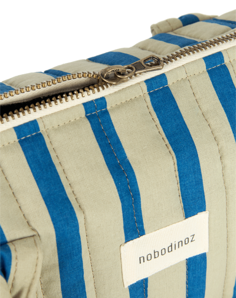 Stories Stroller Organizer Green Blue Stripes Nobodinoz 3 8435574936998.png
