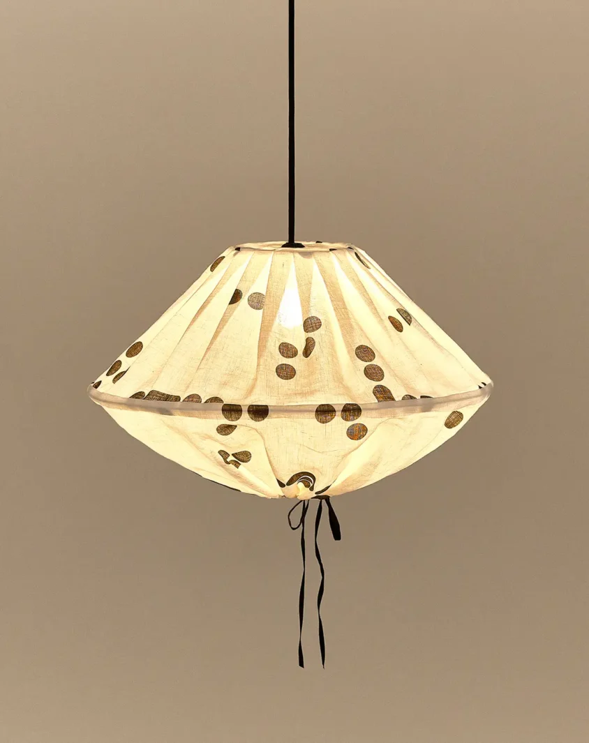 Yumi Lampshade Diameter 50cm Black Dots Sequence Nobodinoz 2 8435574943743.jpg Yumi Lampshade Diameter 50cm Black Dots Sequence Nobodinoz 2 8435574943743.jpg
