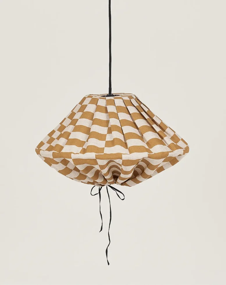 Yumi Lampshade Diameter 50cm Mustard Mosaic Nobodinoz 1.jpg Yumi Lampshade Diameter 50cm Mustard Mosaic Nobodinoz 1.jpg