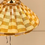 Yumi Lampshade Diameter 50cm Mustard Mosaic Nobodinoz 4.jpg