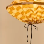 Yumi Lampshade Diameter 50cm Mustard Mosaic Nobodinoz 5.jpg