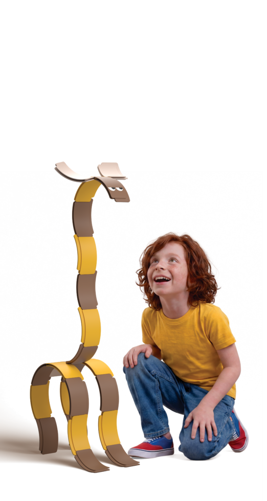 Arches Animals Giraffe + Boy