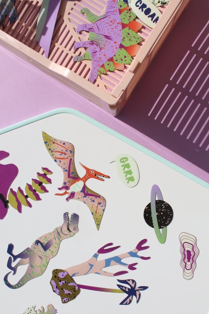 Jeumagnetique Dinosaures Aimant Sticker Puzzle Enfant Macabaneareves Studioipo