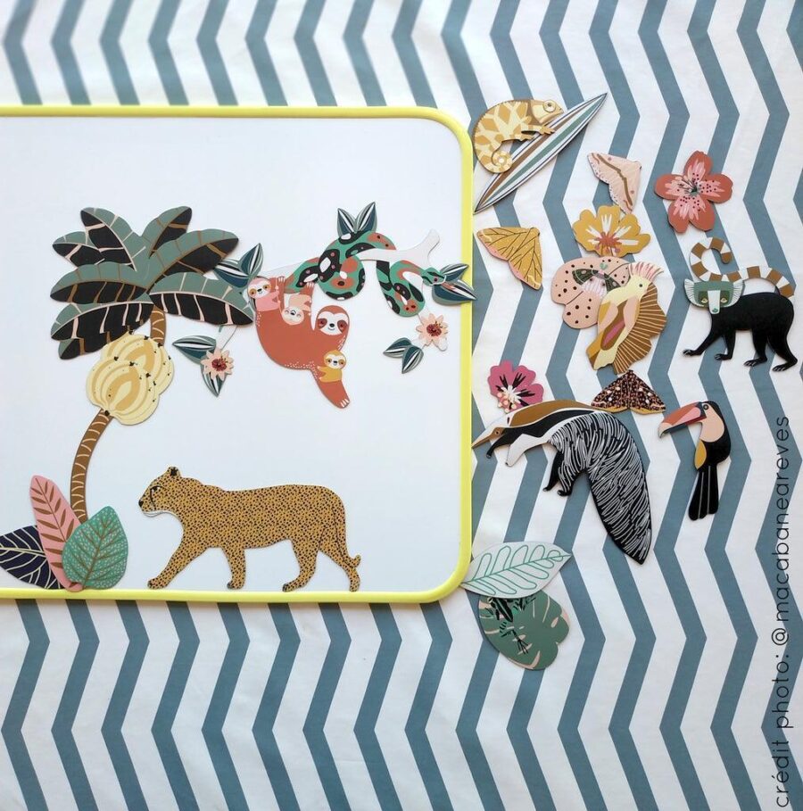 Magnets Animaux Jungle Collection La Fabrikajungle Ma Cabane A Reves 2