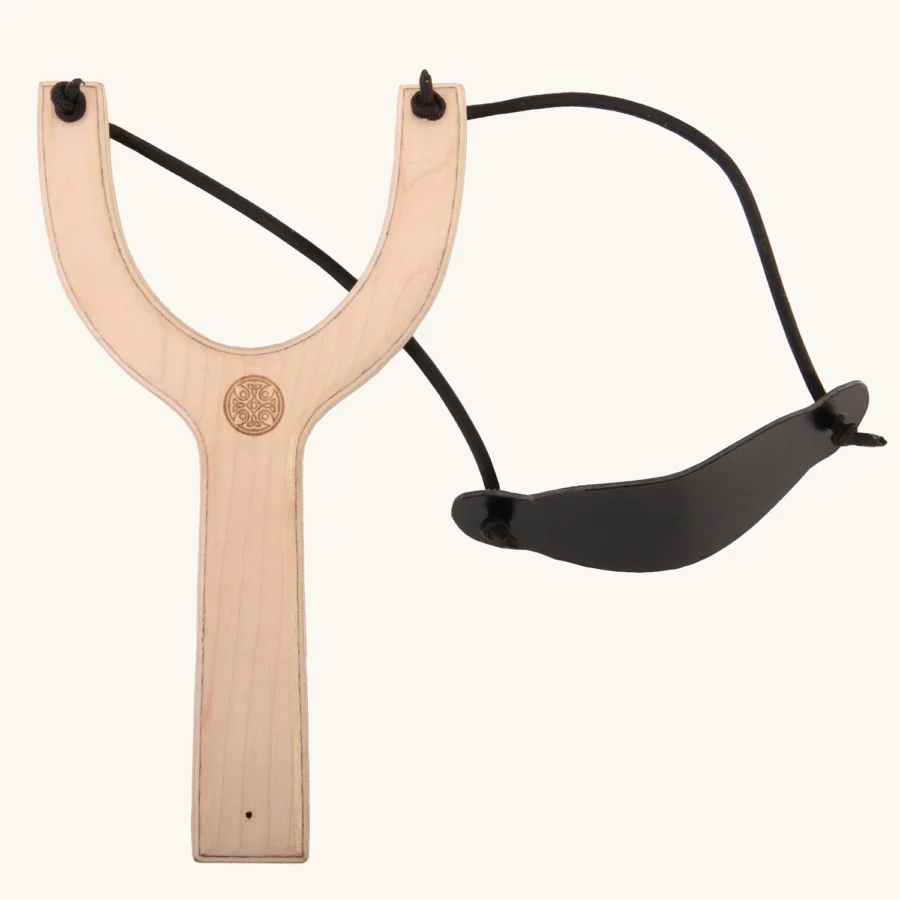 Vah Slingshot With Wadded Paper Balls