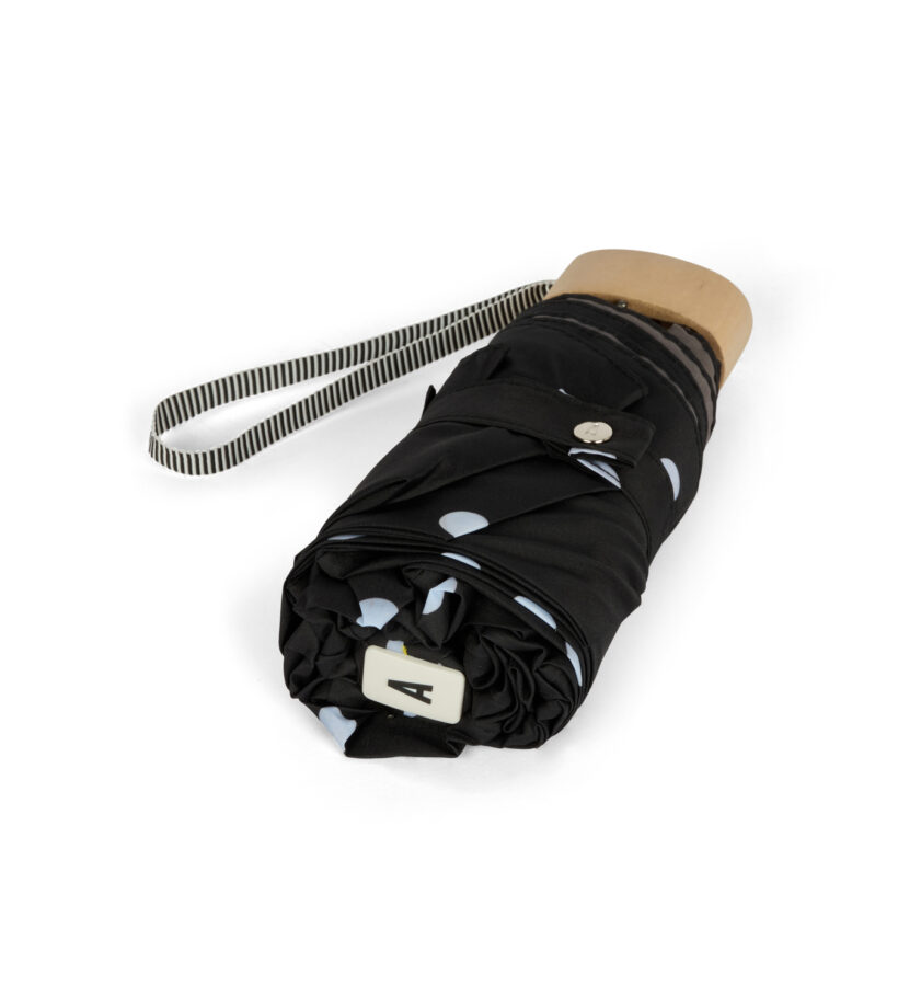 Anatole Mini Parapluie R114kabl Carmen Pois Noir Cote
