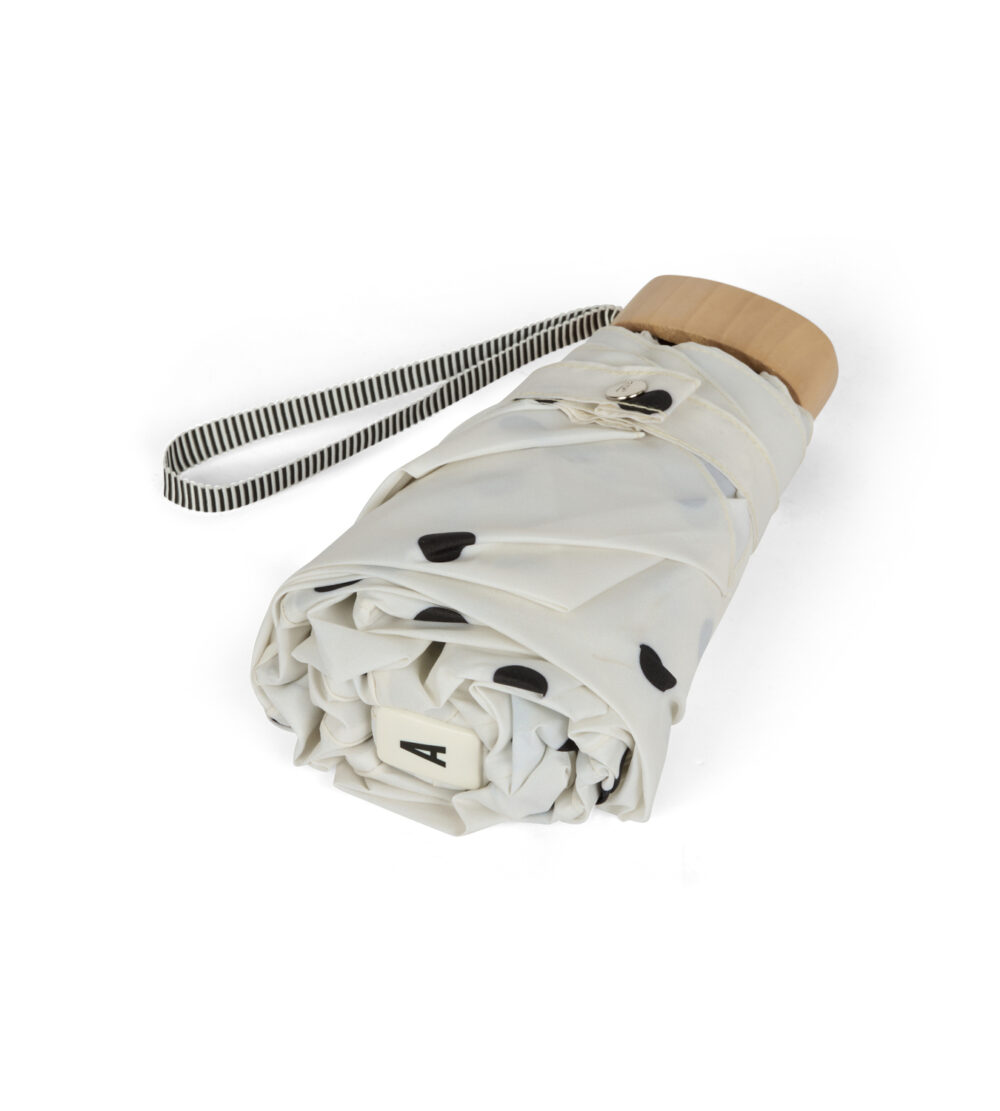 Anatole Mini Parapluie R114nrbl Anny Pois Blanc Cote