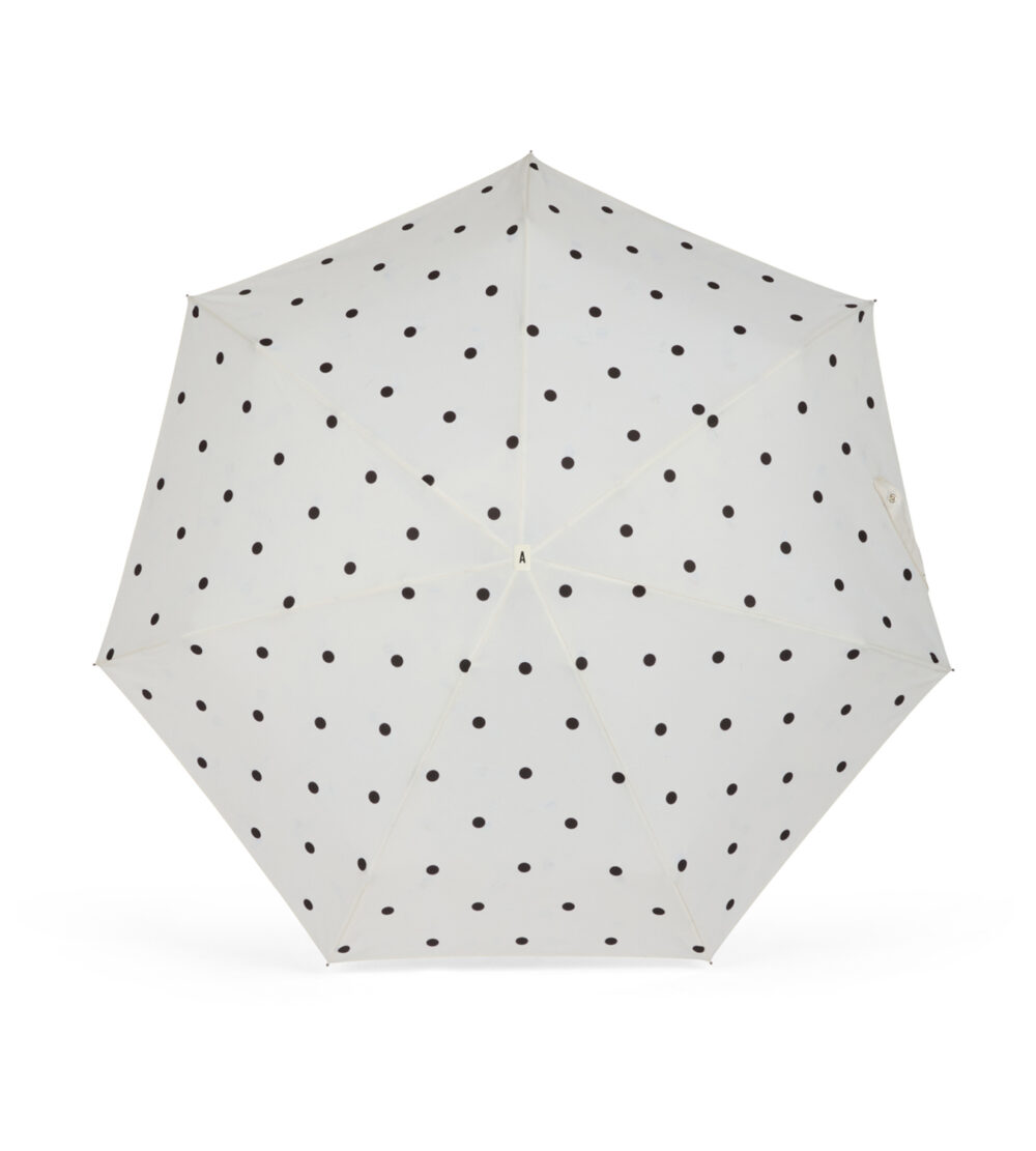 Anatole Mini Parapluie R114nrbl Anny Pois Blanc Ouvert