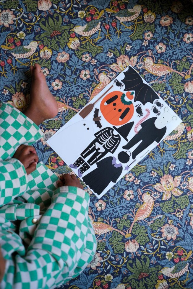 Halloween Jeu Deco Sticker Magnet