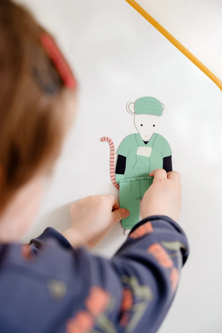 Metier Docteur Chirurgien Uniforme Magnets Evi.jpg